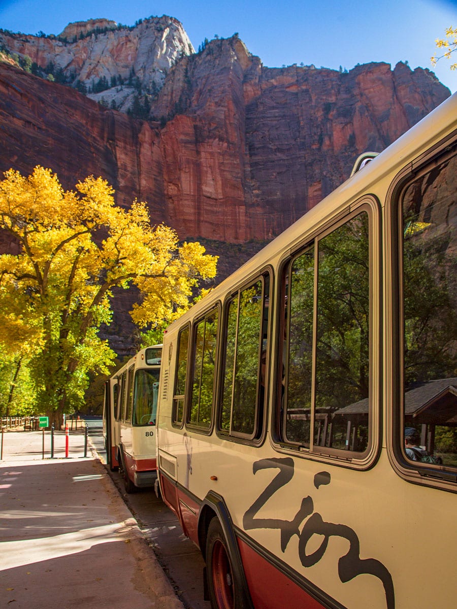 Narrows Zion National Park Shuttle Temple of Sinawava