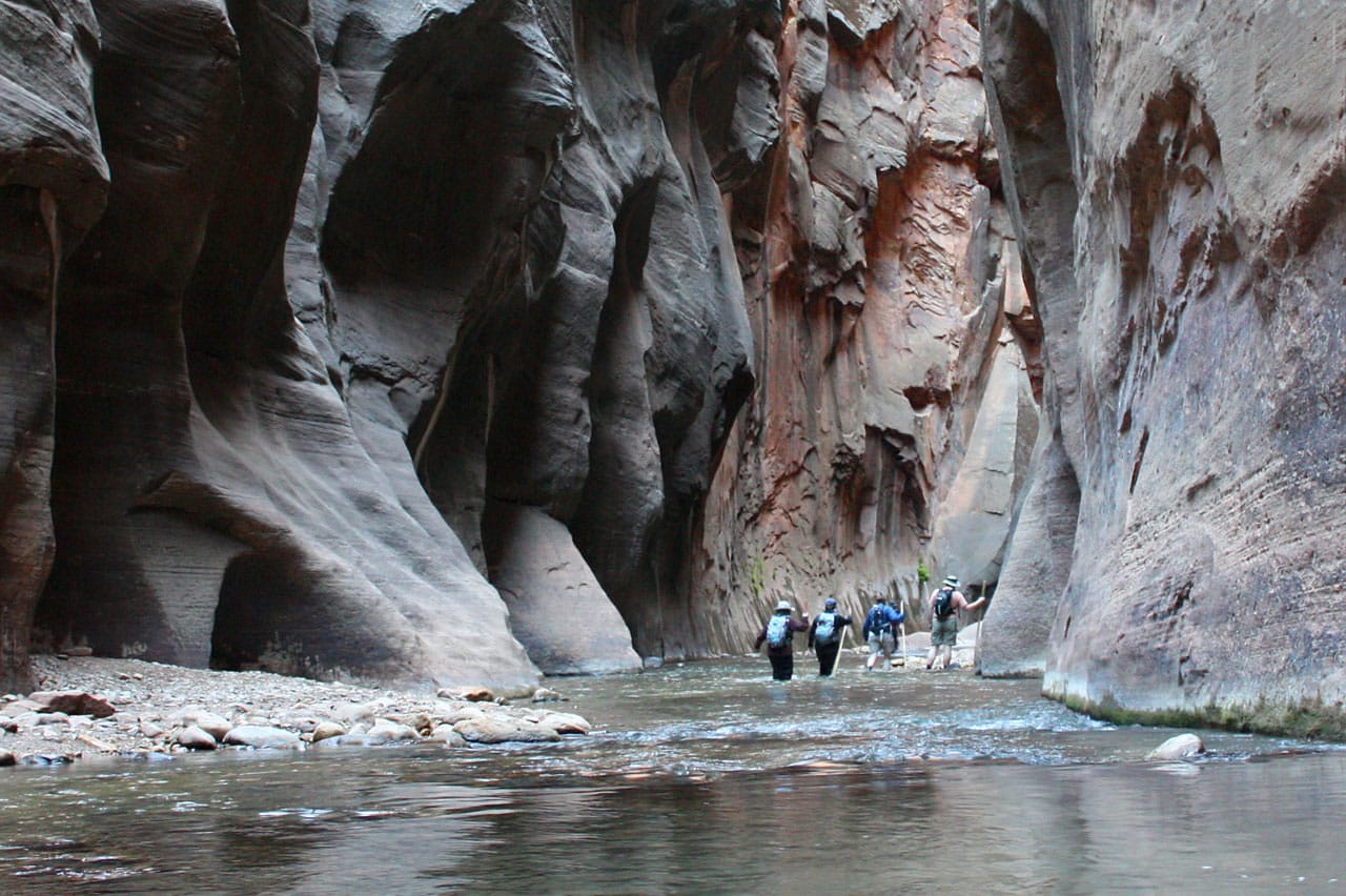 Narrows Zion National Park Canyon Walls