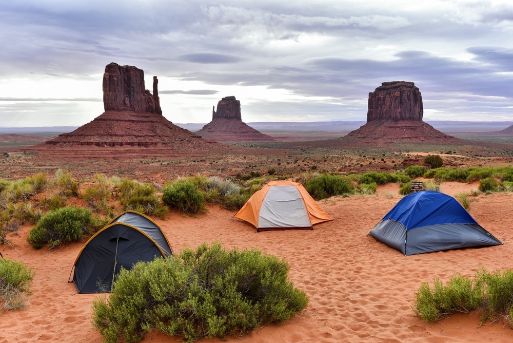 Monument Valley landscape with mesas and buttes, Utah.